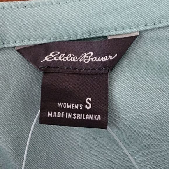 EDDIE BAUER WOMEN'S SLEEVELESS EYELET MIX TOP SIZE SMALL NWT - Picture 5 of 8